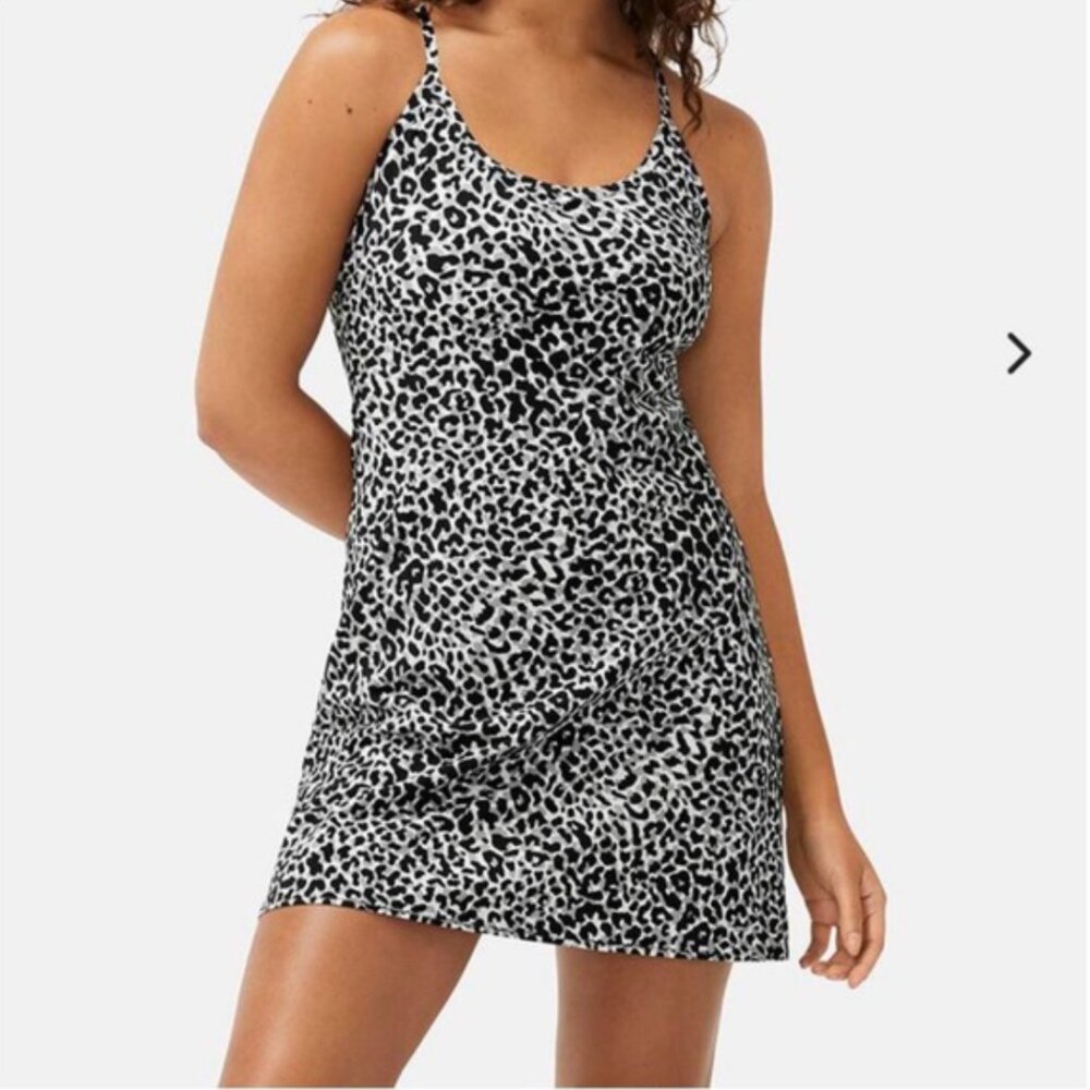 Outdoor Voices Leopard Exercise Dress XS